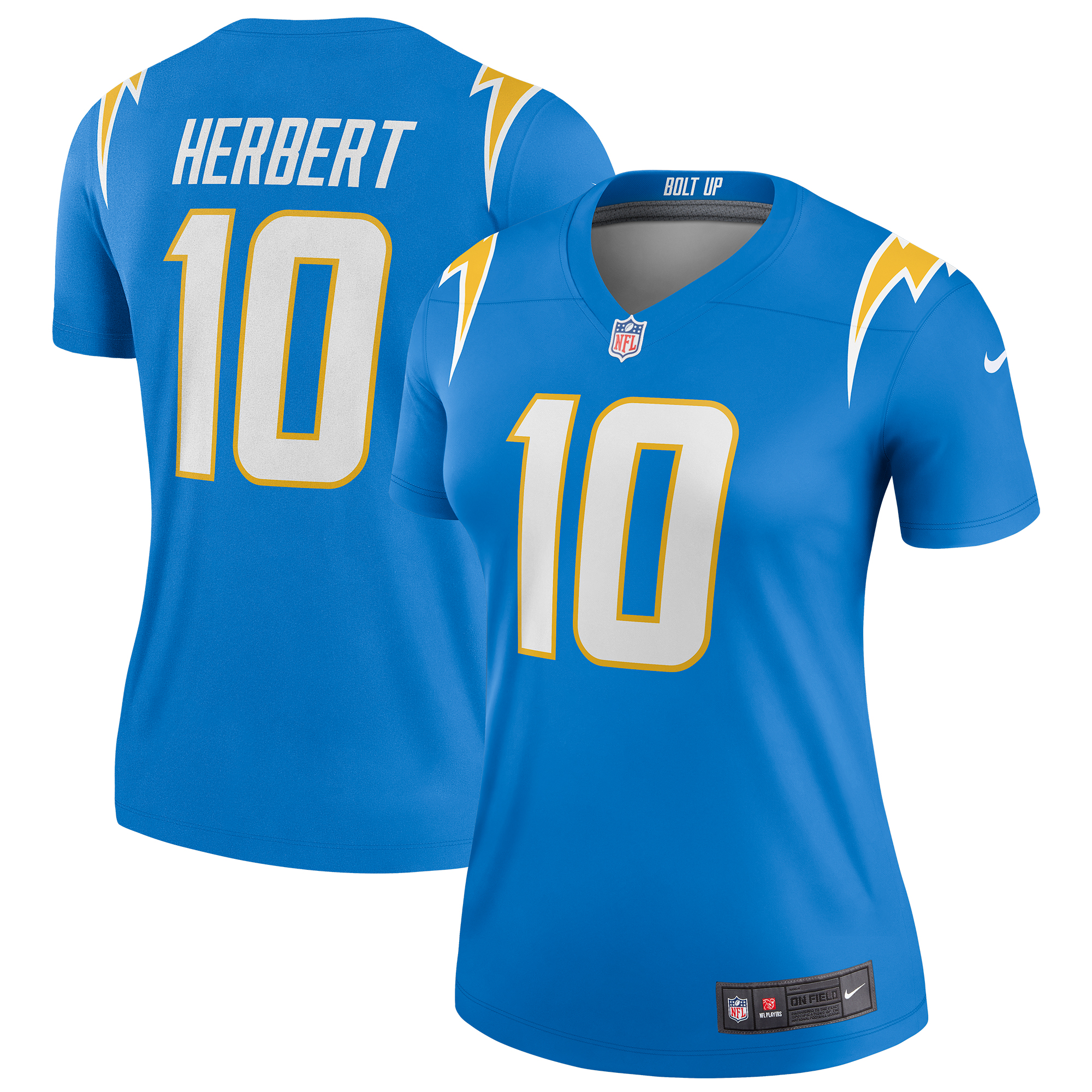Women's Nike Justin Herbert Powder Blue Los Angeles Chargers Legend Jersey - Image 5