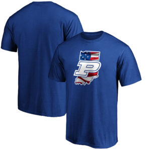 Men's Royal Purdue Boilermakers Banner State T-Shirt