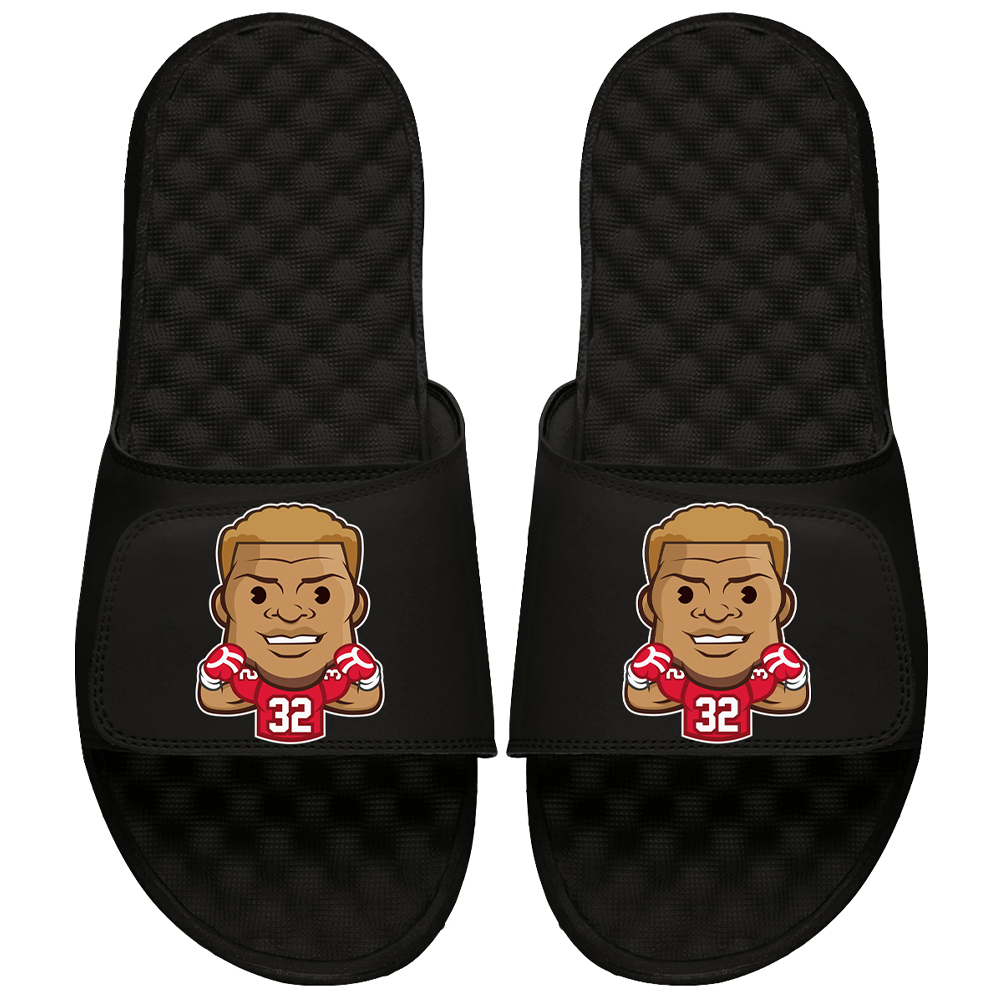 Youth ISlide Tyrann Mathieu Black NFLPA Emoji Slide Sandals