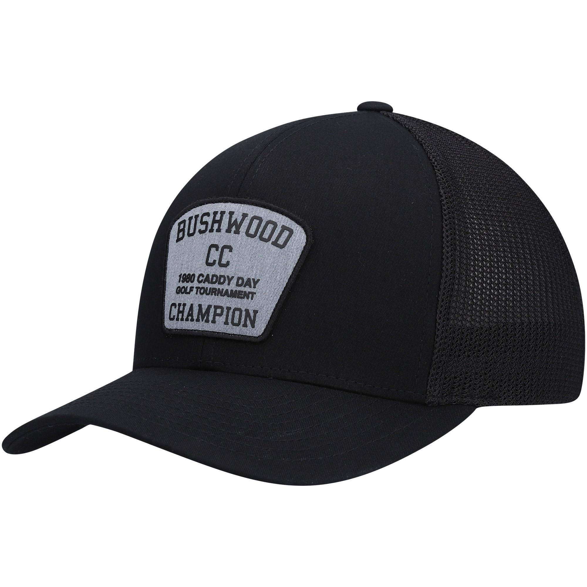 Men's Travis Mathew Black Presidential Suite Trucker Adjustable Hat - Image 6