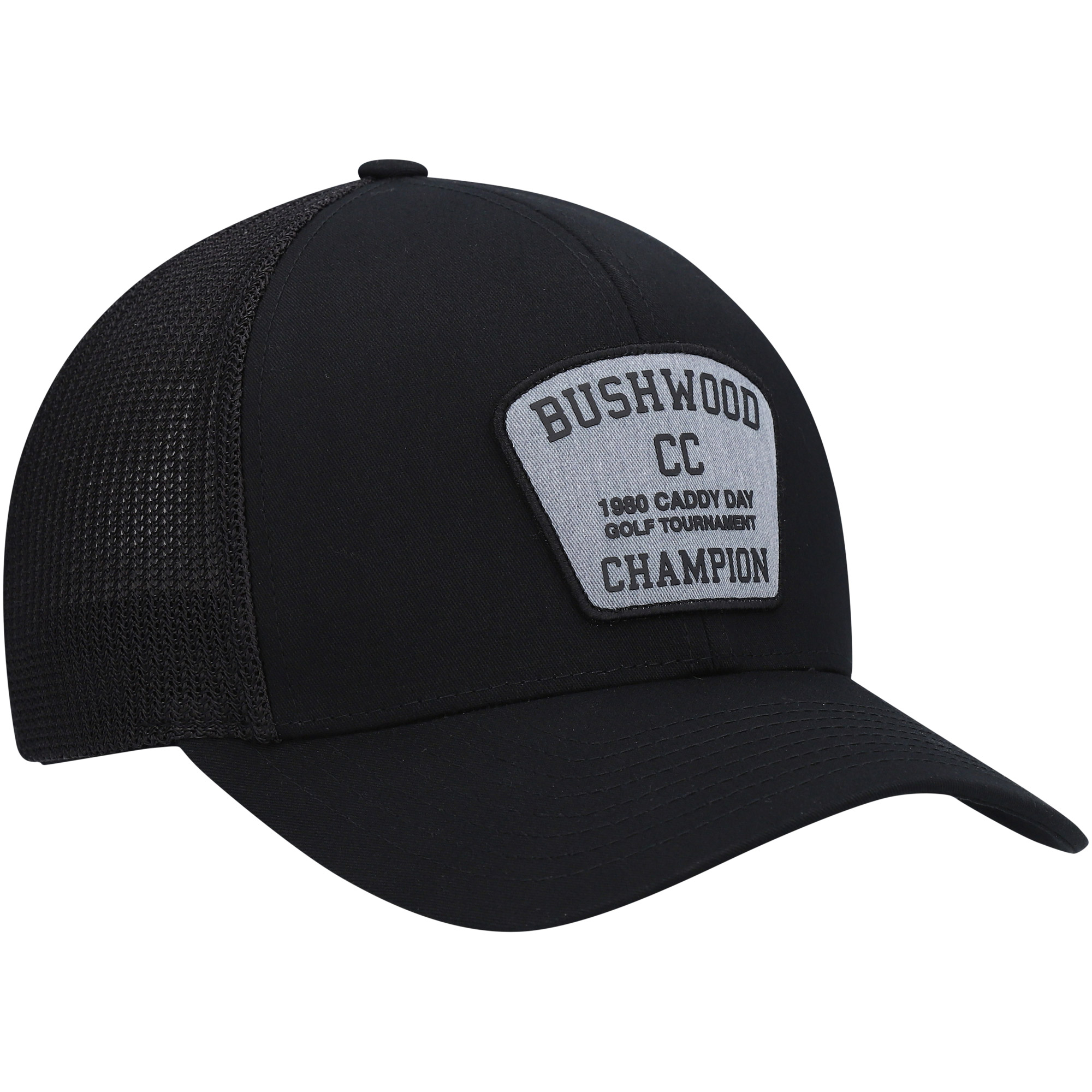 Men's Travis Mathew Black Presidential Suite Trucker Adjustable Hat - Image 4