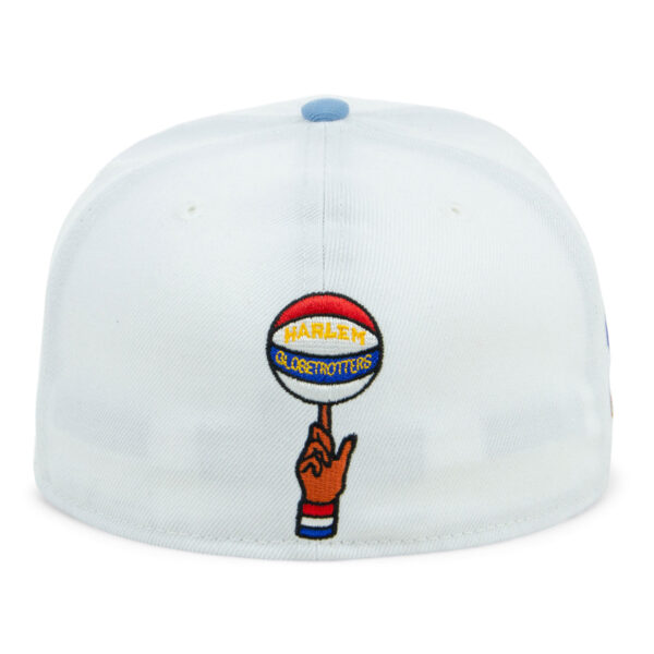 Men's Rings & Crwns White Harlem Globetrotters Fitted Hat - Image 10