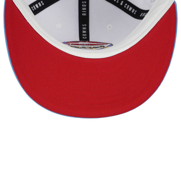 Men's Rings & Crwns White Harlem Globetrotters Fitted Hat - Image 11