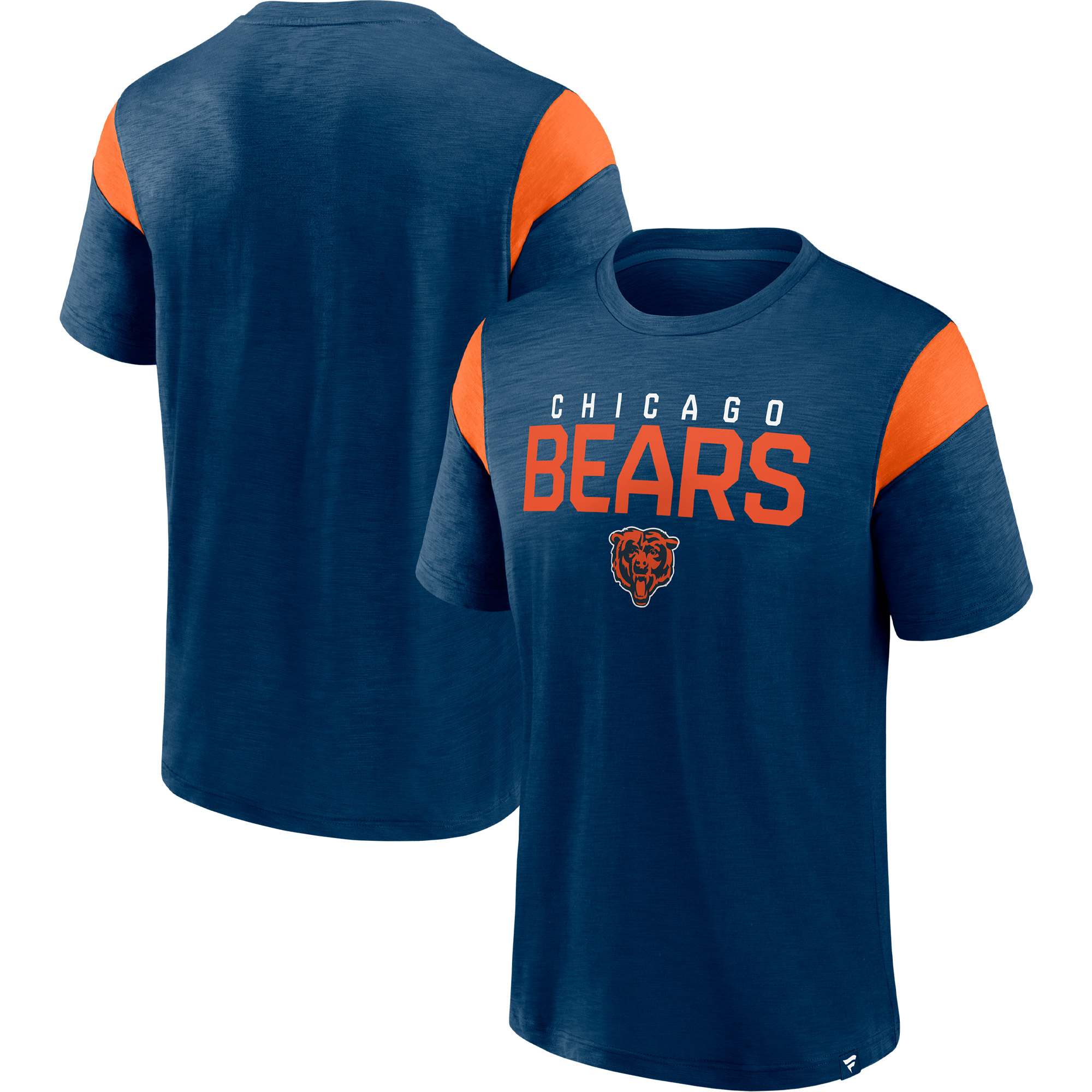 Men's Fanatics Navy Chicago Bears Home Stretch Team T-Shirt - Image 2
