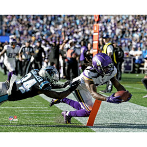 K.J. Osborn Minnesota Vikings Unsigned Winning Touchdown vs. Panthers Photograph