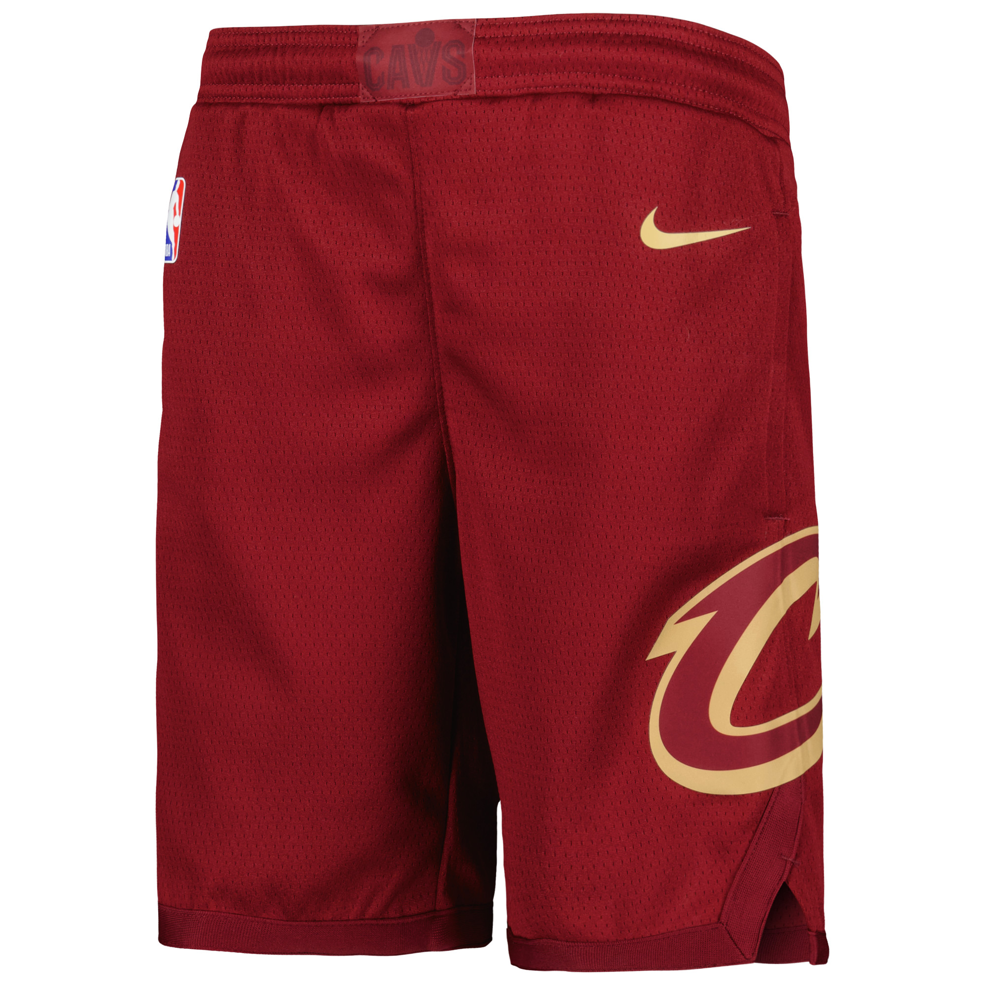 Youth Nike Wine Cleveland Cavaliers 2020/21 Swingman Performance Shorts - Icon Edition - Image 6