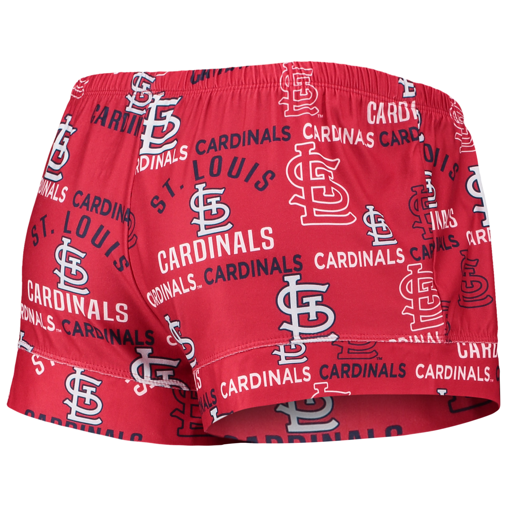 Women's Concepts Sport Red St. Louis Cardinals Flagship Allover Print Top & Shorts Sleep Set - Image 11