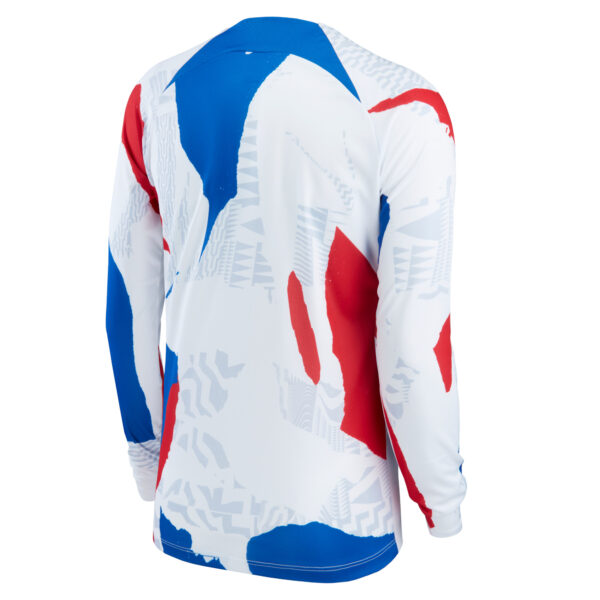 Men's Nike White France National Team Pre-Match Long Sleeve Top - Image 4