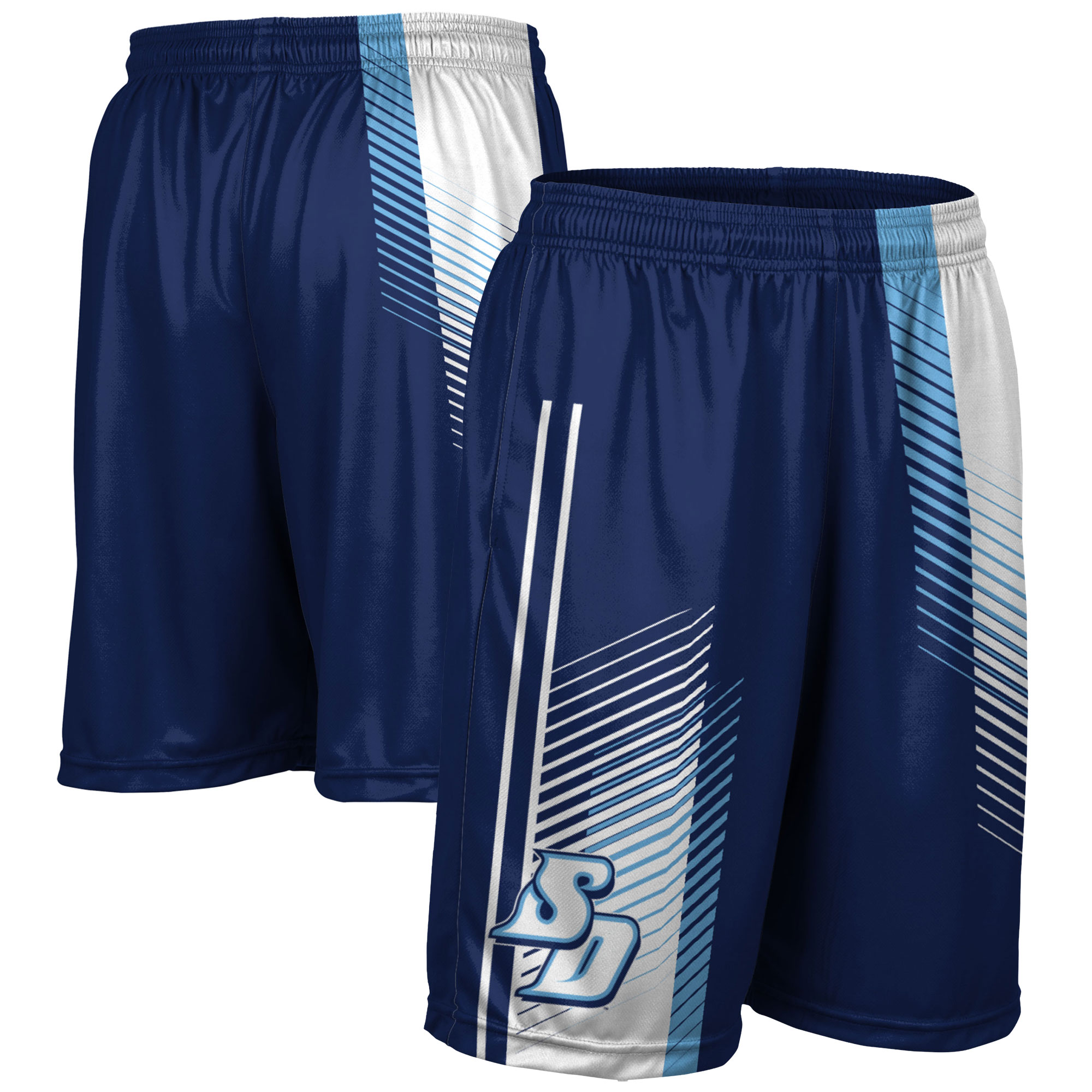 Men's Navy San Diego Toreros Pocketed Shorts - Image 2