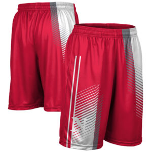 Men's Scarlet Newberry College Wolves Pocketed Shorts