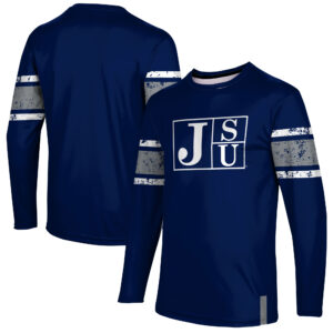 Men's Navy Jackson State Tigers Long Sleeve T-Shirt