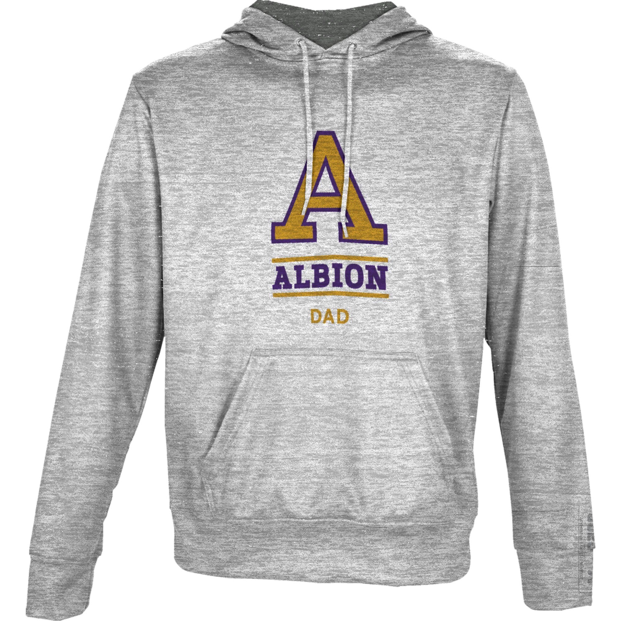 Men's ProSphere Gray Albion Britons Dad Name Drop Pullover Hoodie - Image 3