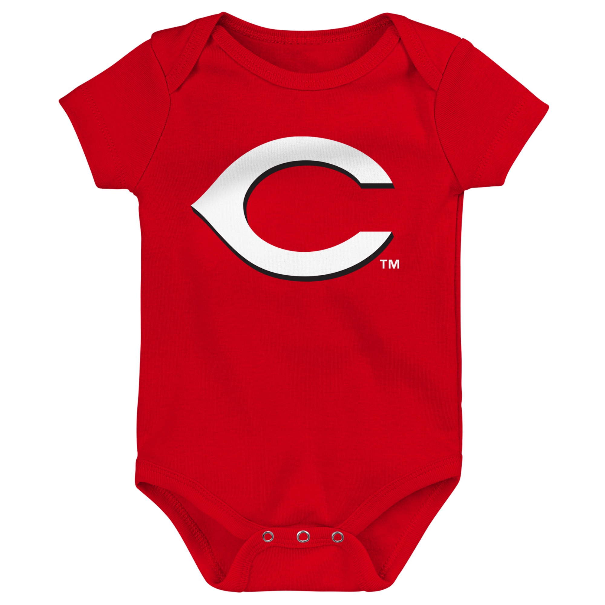 Infant Red/White/Heathered Gray Cincinnati Reds 3-Pack Change Up Bodysuit Set - Image 8