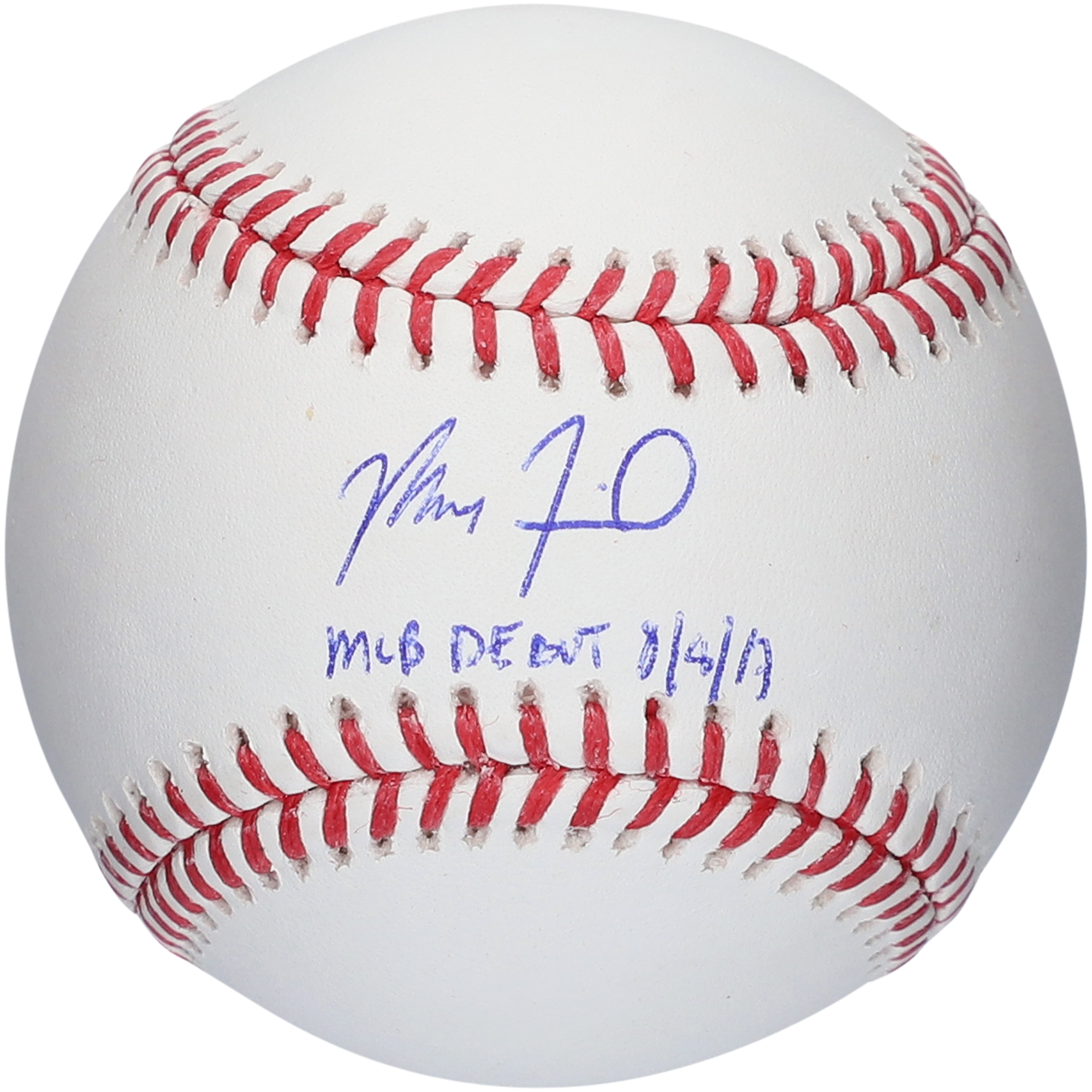 Max Fried Atlanta Braves Autographed Baseball with "MLB Debut 8/8/17" Inscription