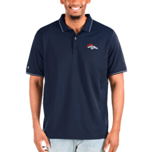 Men's Antigua Navy Denver Broncos Big & Tall Affluent Polo