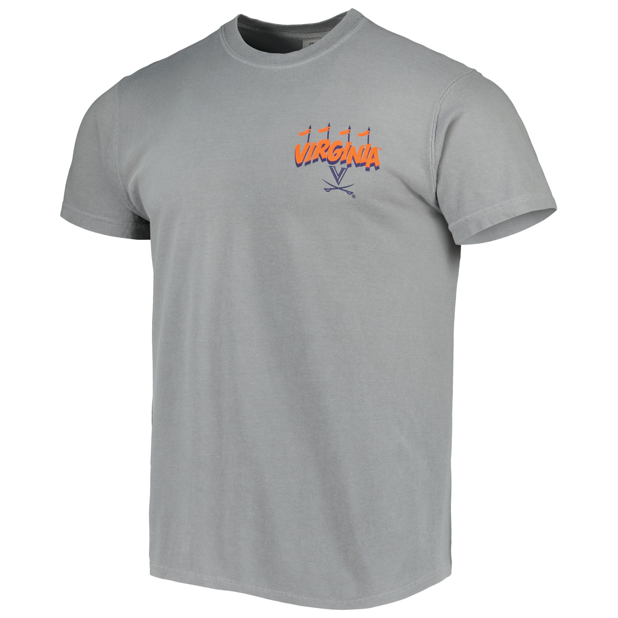 Men's Gray Virginia Cavaliers Hyperlocal T-Shirt - Image 6