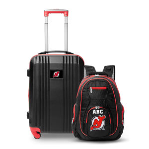 MOJO New Jersey Devils Personalized Premium 2-Piece Backpack & Carry-On Set
