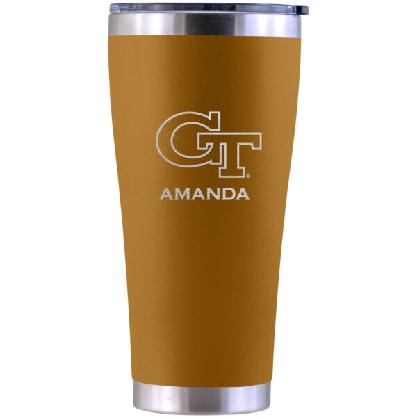 Georgia Tech Yellow Jackets Personalized 30oz. Laser Etched Canyon Tumbler