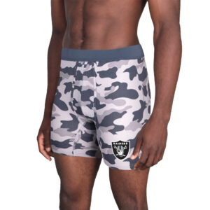 Men's Concepts Sport Charcoal Las Vegas Raiders Invincible Knit Boxer Brief