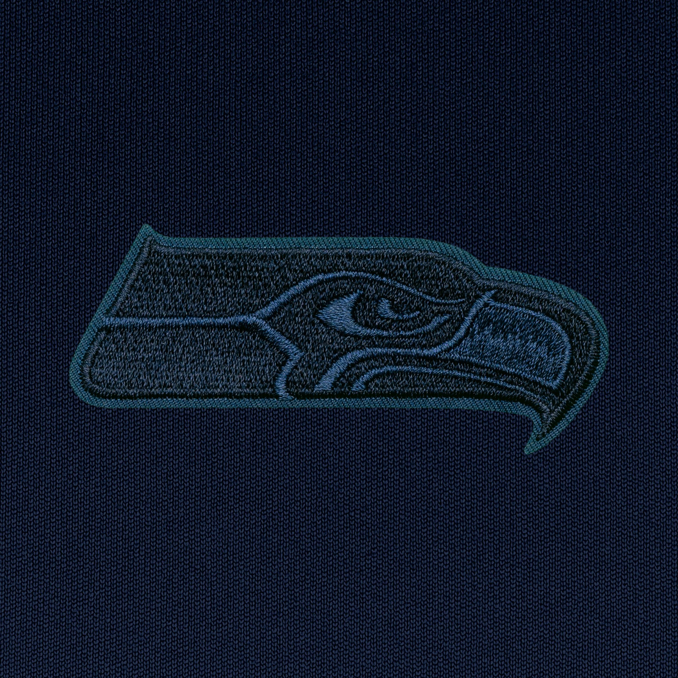 Men's Antigua Navy Seattle Seahawks Tonal Logo Tribute Big & Tall Polo - Image 5
