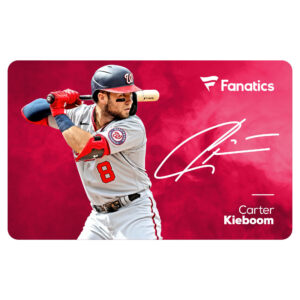 Carter Kieboom Washington Nationals Fanatics eGift Card ($10-$500)