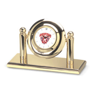 Gold Radford Highlanders Team Arcade Desk Clock
