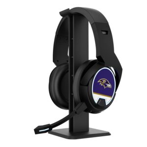 Baltimore Ravens Logo Wireless Bluetooth Gaming Headphones & Stand