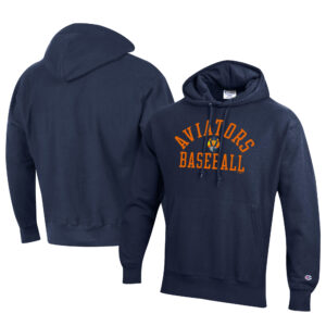 Men's Champion Navy Las Vegas Aviators Baseball Reverse Weave Pullover Hoodie