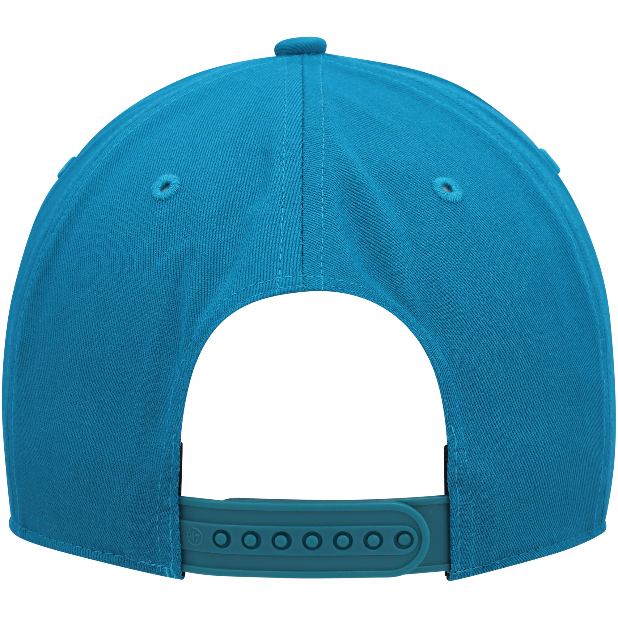 Men's '47 Teal San Jose Sharks Primary Hitch Snapback Hat - Image 8