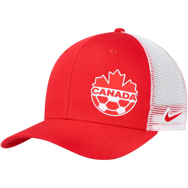 Men's Nike Red Canada Soccer Classic99 Trucker Snapback Hat