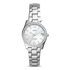 Women's Mount Union Purple Raiders Fossil Scarlette Mini Three-Hand Date Watch
