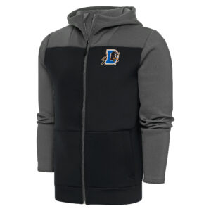 Men's Antigua  Steel/Gray Durham Bulls Protect Full-Zip Hoodie