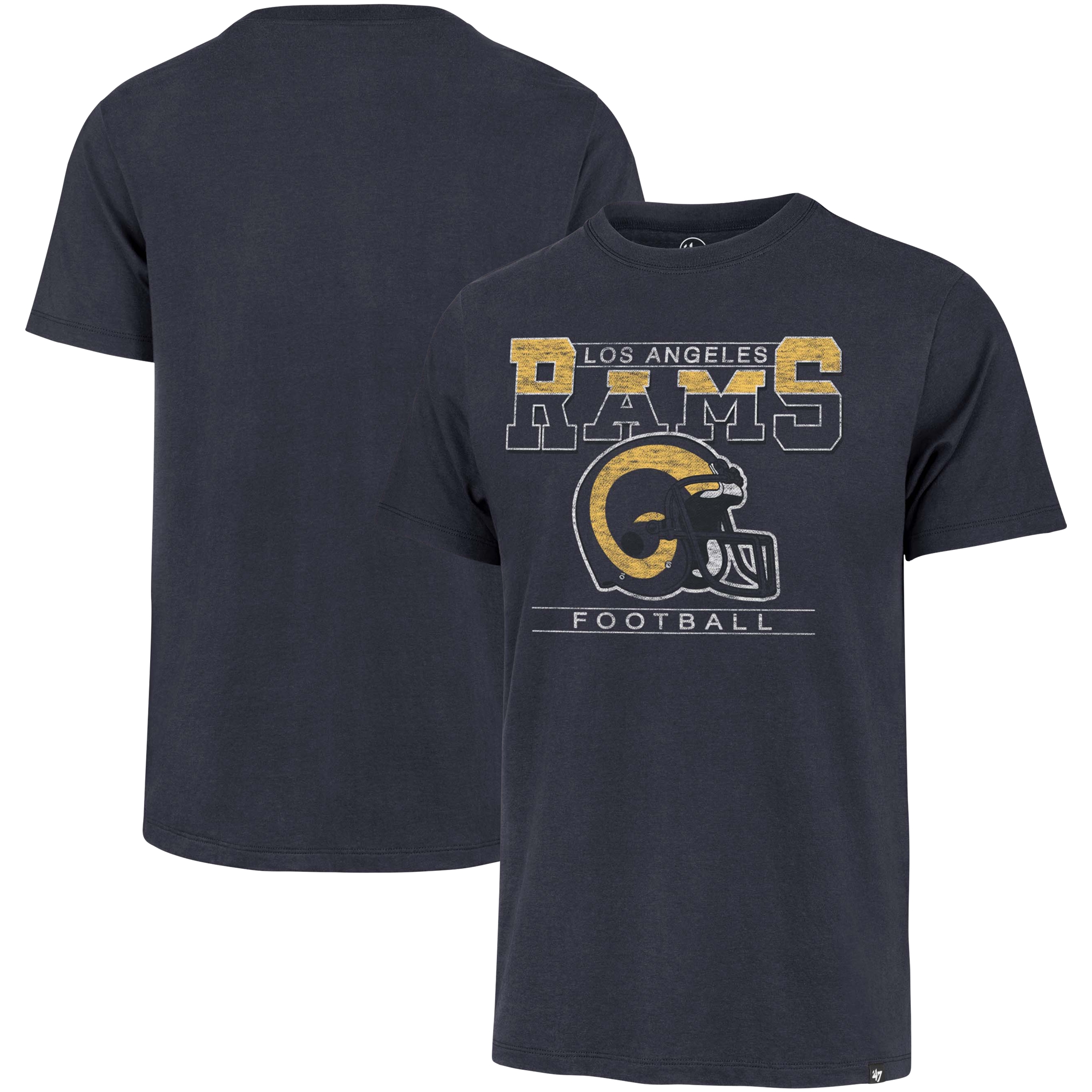 Men's '47 Blue Los Angeles Rams Time Lock Franklin T-Shirt