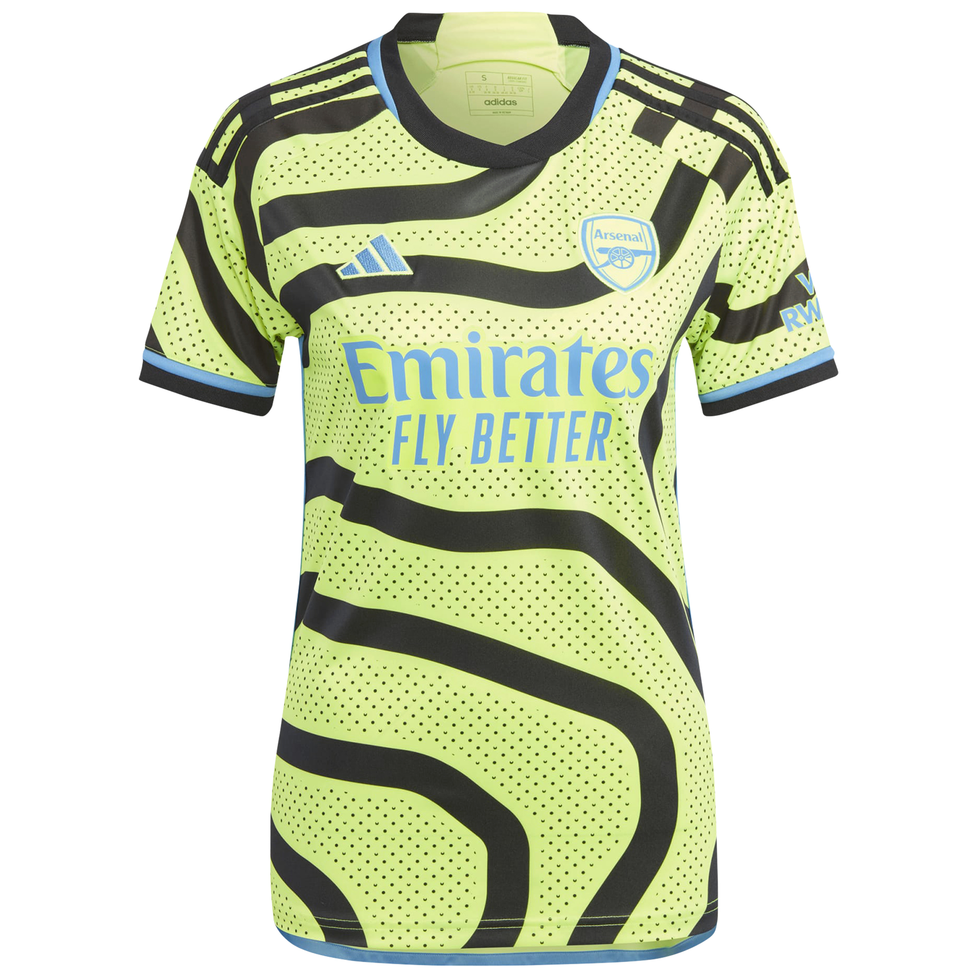 Women's adidas Kai Havertz Yellow Arsenal 2023/24 Away Replica Player Jersey - Image 3