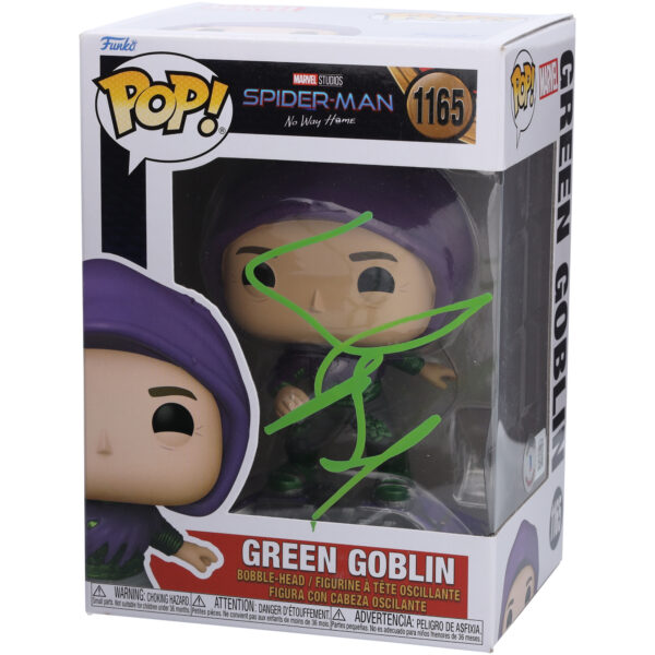 Willem Dafoe Spider-Man Autographed Green Goblin #1165 Funko Pop! Vinyl Figure - BAS - Image 4