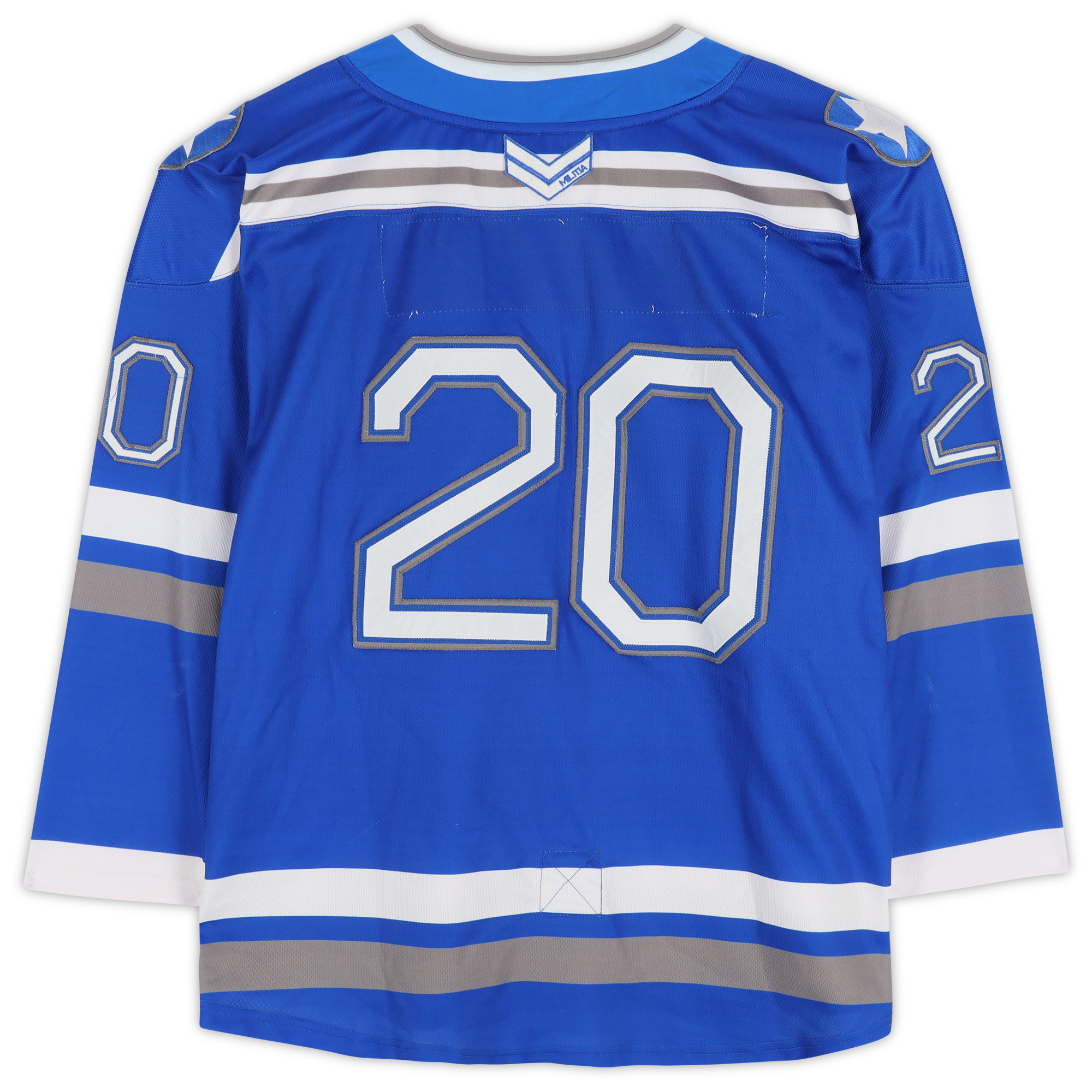 Air Force Falcons Team-Issued #20 Blue Jersey with 20th Anniversary Patch from the Hockey Program - Image 4