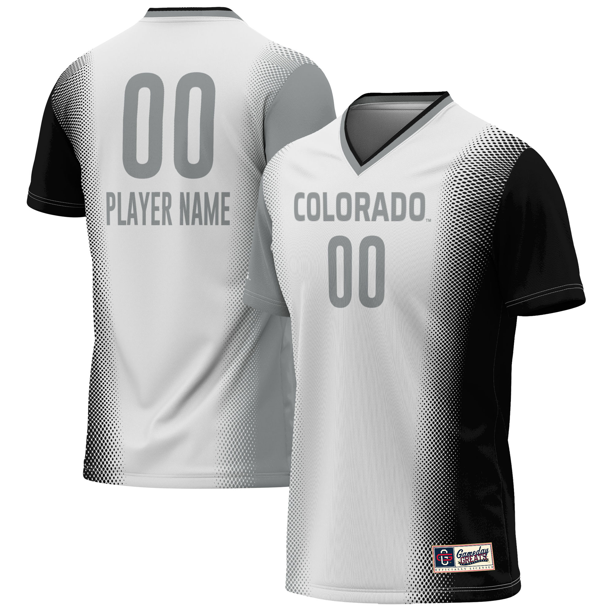 Unisex GameDay Greats White Colorado Buffaloes Pick-A-Player NIL Lightweight Soccer Jersey - Image 2