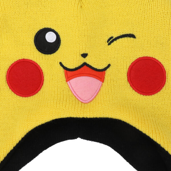 Men's Pikachu Yellow Pokemon Knit Hat - Image 8