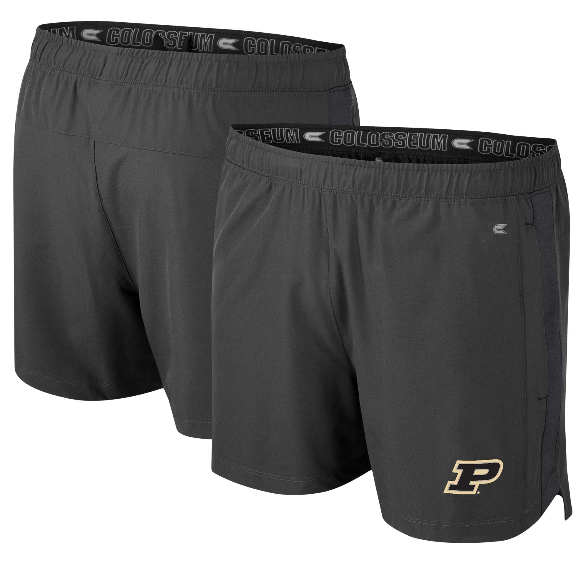 Men's Colosseum Charcoal Purdue Boilermakers Langmore Shorts