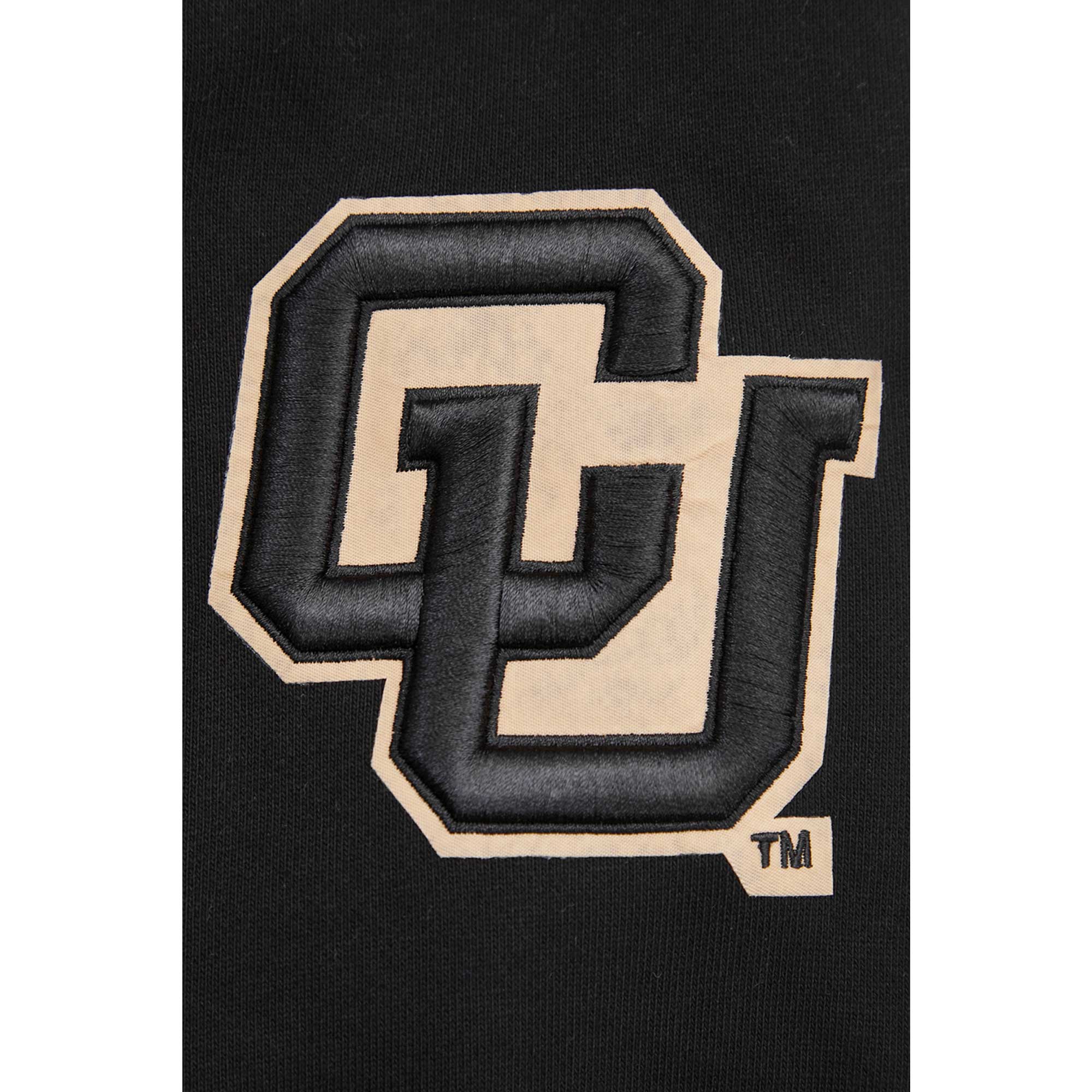 Men's Pro Standard Black Colorado Buffaloes Classic Stacked Logo Pullover Sweatshirt - Image 16