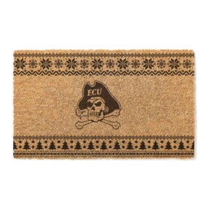ECU Pirates 18" x 30" Holiday Coir Doormat