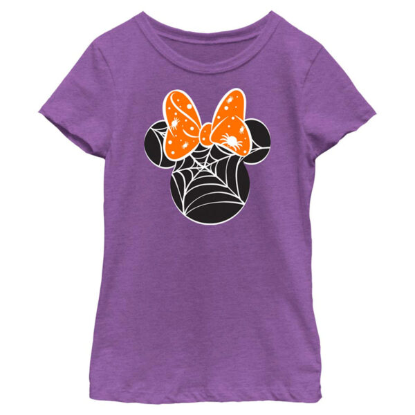 Girls Youth Mad Engine Purple Minnie Mouse T-Shirt