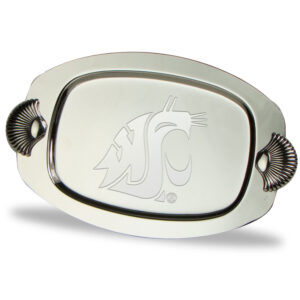 Washington State Cougars 7" x 4.25" Four-Piece Silver Plated Tray Set