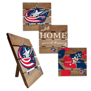 Columbus Blue Jackets Four-Piece Hot Plate Set