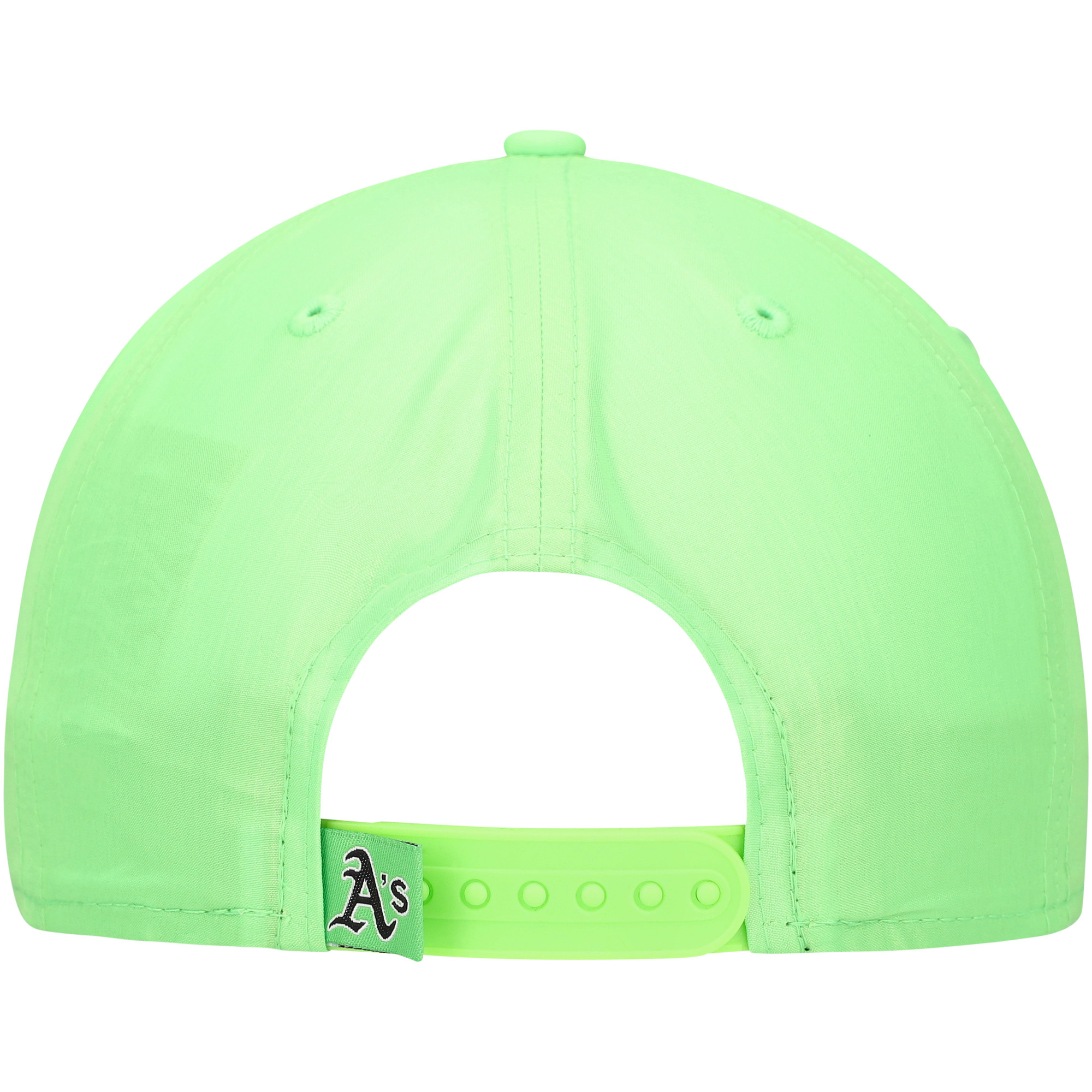 Men's New Era Green Oakland Athletics Neon Golfer Snapback Hat - Image 5