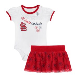 Infant St. Louis Cardinals Sweet Bodysuit & Skirt Set