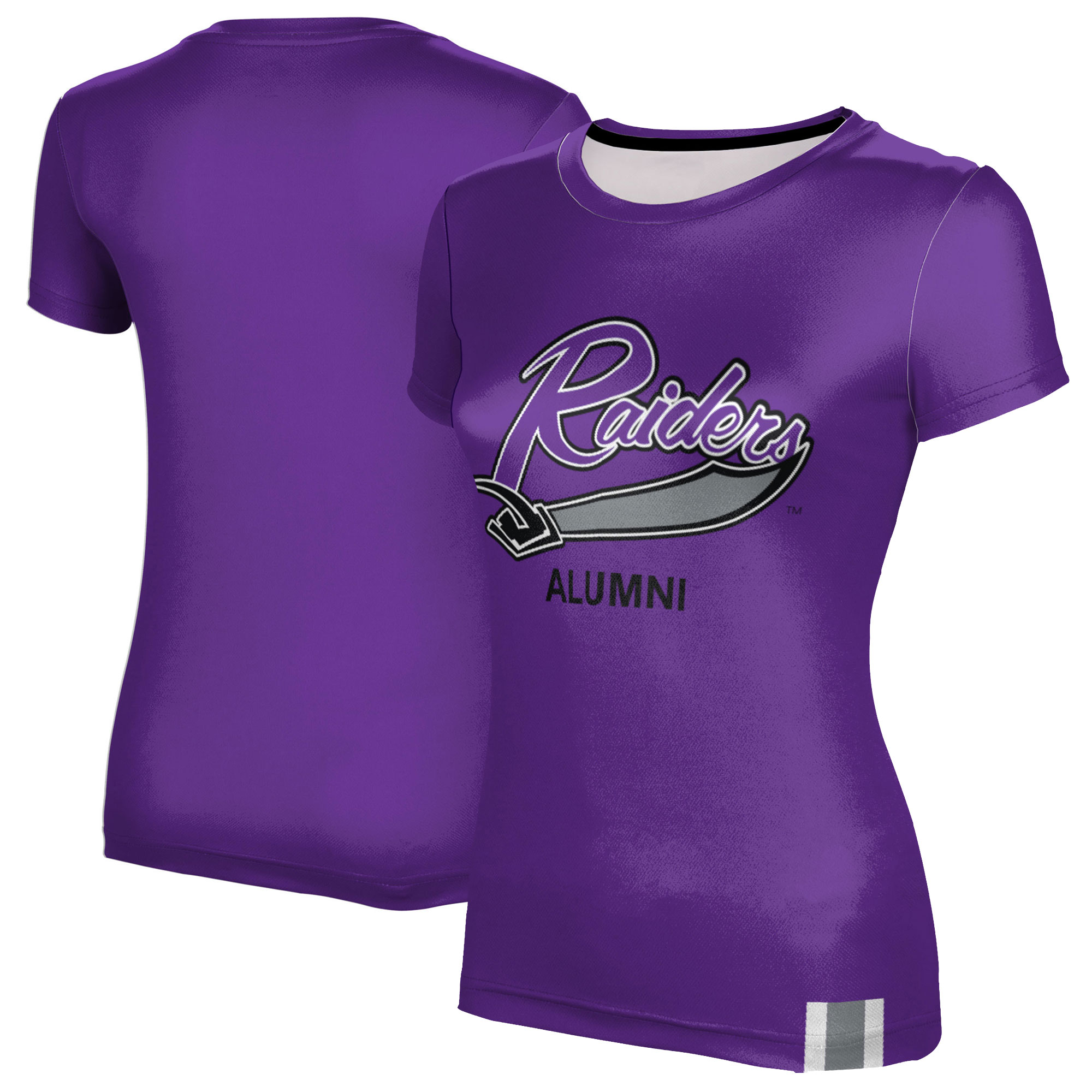 Women's ProSphere Purple Mount Union Purple Raiders Alumni Performance T-Shirt - Image 2