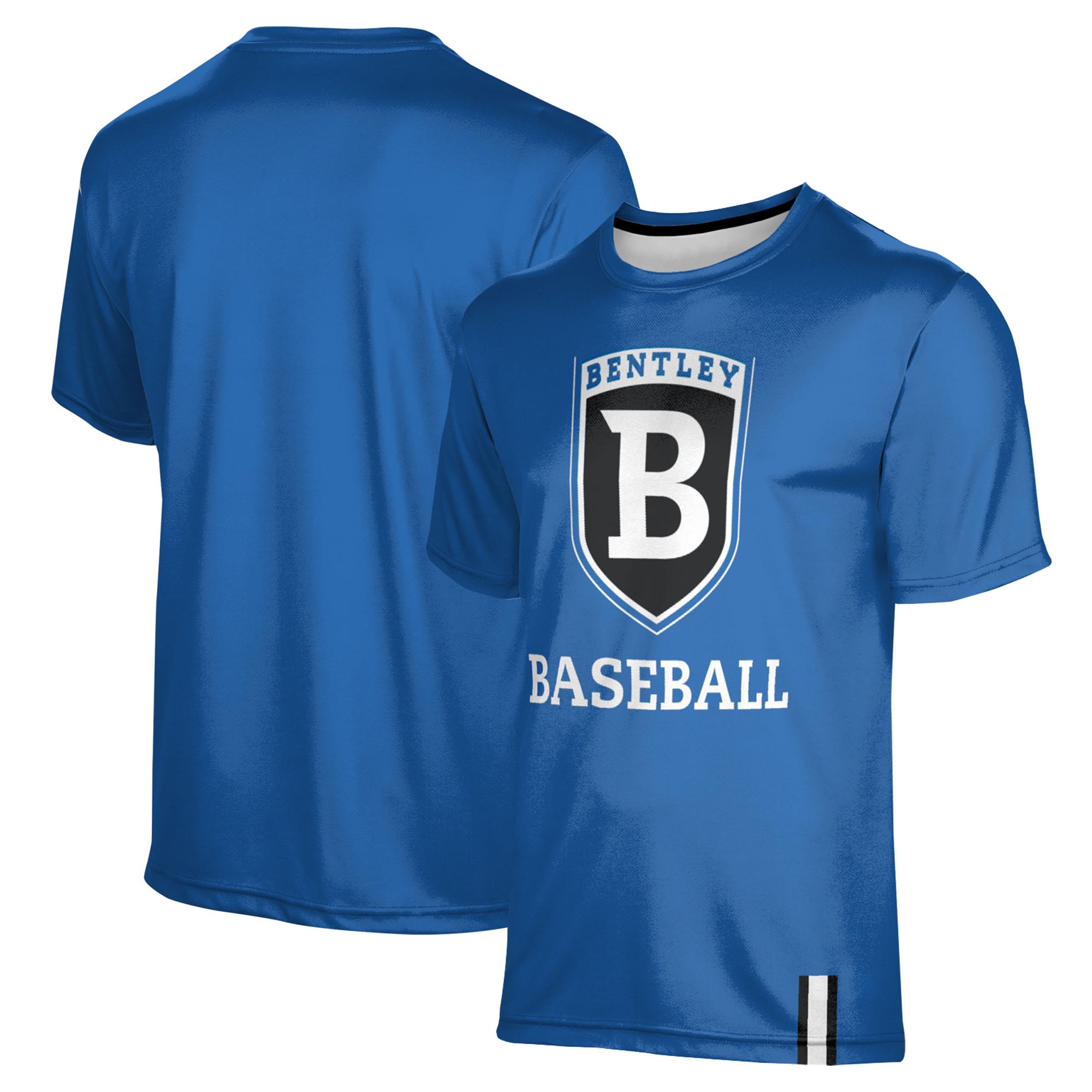 Men's ProSphere Blue Bentley Falcons Baseball Performance T-Shirt - Image 5