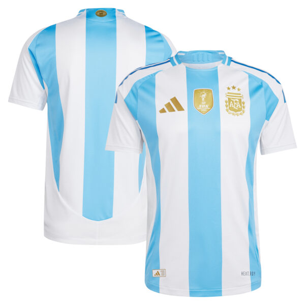 Men's adidas  White Argentina National Team 2024 Home Authentic Jersey - Image 5