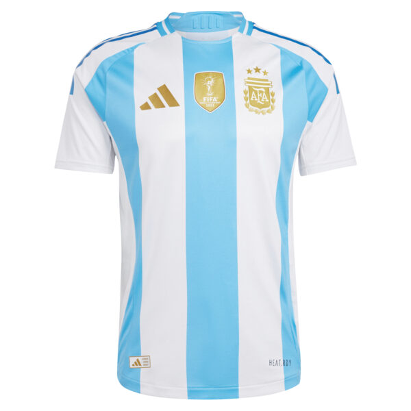 Men's adidas  White Argentina National Team 2024 Home Authentic Jersey - Image 6